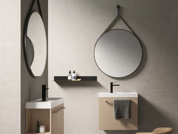 MAKE 23 - Wall-mounted wooden vanity unit with drawers by LASA IDEA - view 2